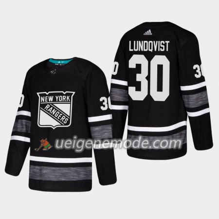 Herren Eishockey New York Rangers Trikot Henrik Lundqvist 30 2019 All-Star Adidas Schwarz Authentic